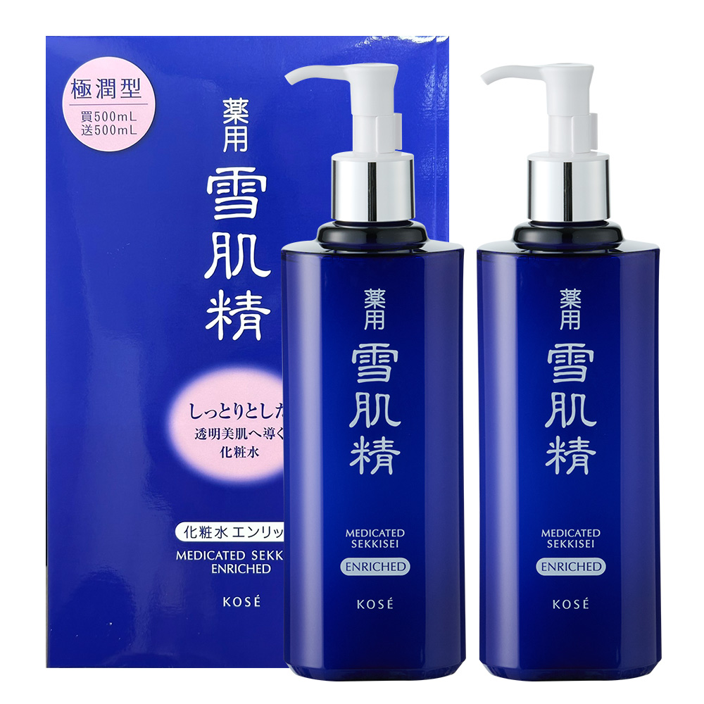 【KOSE高絲】雪肌精超值兩入組(極潤型) 500mlx2 公司貨