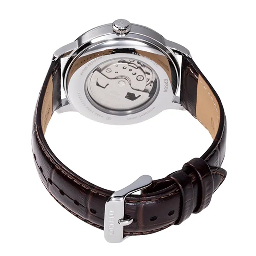 ORIENT 東方錶 官方授權 日相月相機械錶-41.5mm RA-AK0804Y, , large