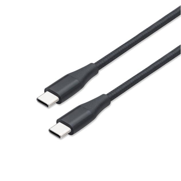E-books XA35 Type C to C Aluminum Ultra-Thick 60W Fast Charging Cable 1.5M-Black Supports PD Fast Charging Pull-resistant aluminum alloy material, , large