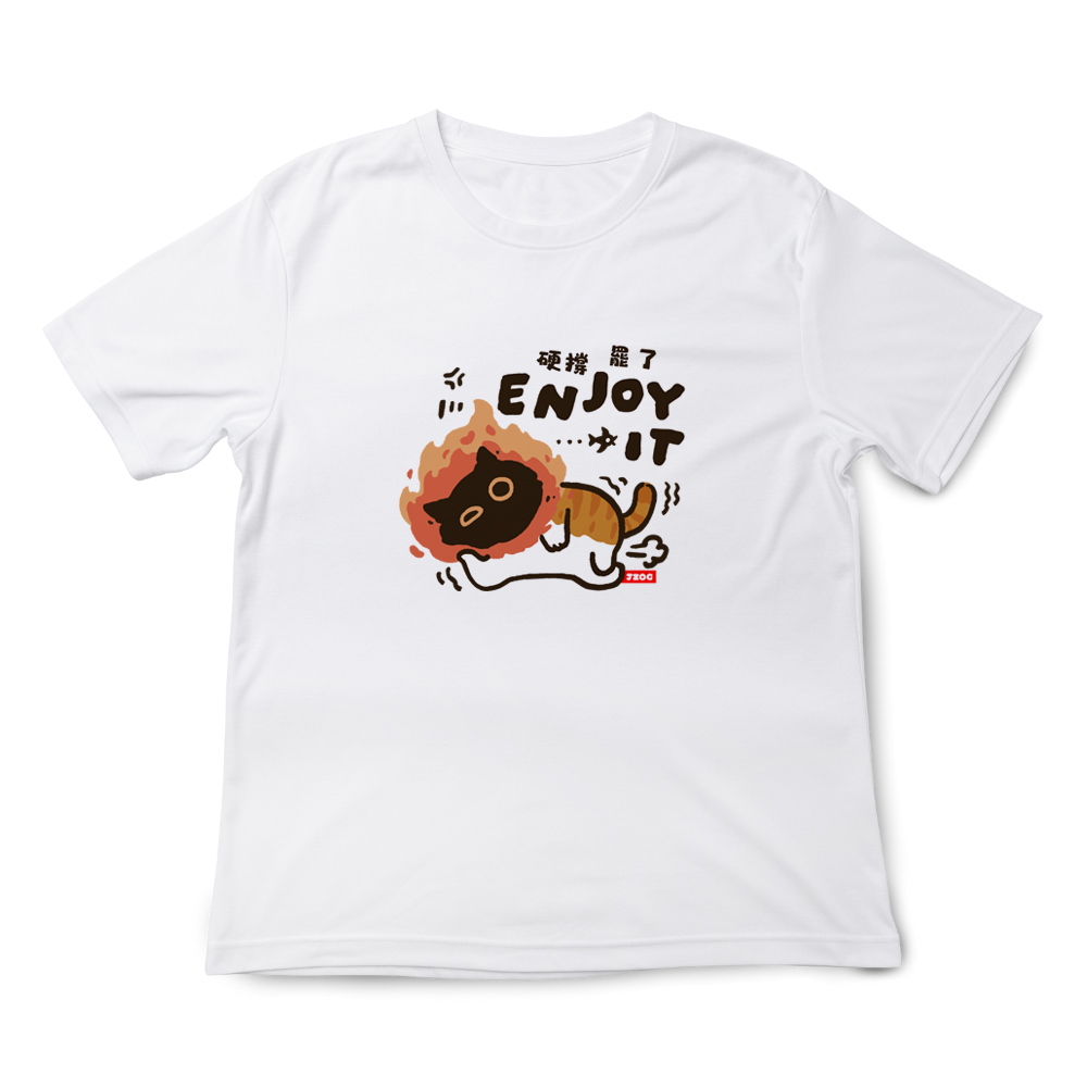 JZ TEE Black Cat-Just Holding On Graphic Tee, , large