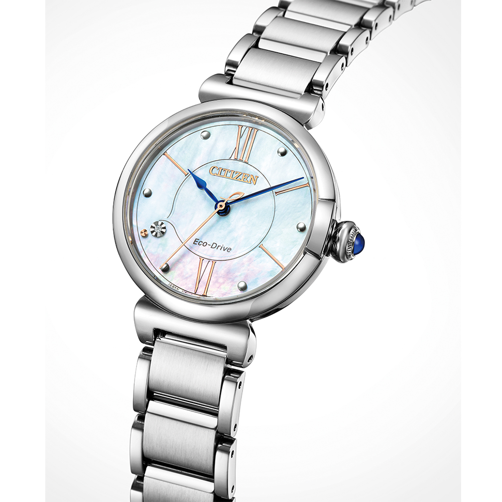 CITIZEN 星辰 L系列 May bells鈴蘭花女錶 EM1070-83D, , large