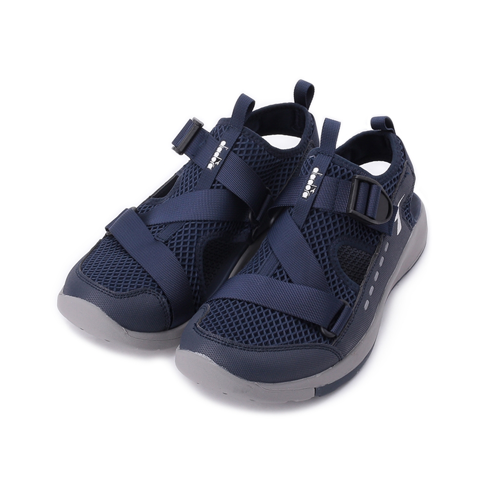 DIADORA迪亞多那 戶外野趣涉水鞋 涼鞋 健行 水上活動 簡約 素色 反光 輕量 好穿脫 緩衝 吸震 耐磨 止滑 藍, , large