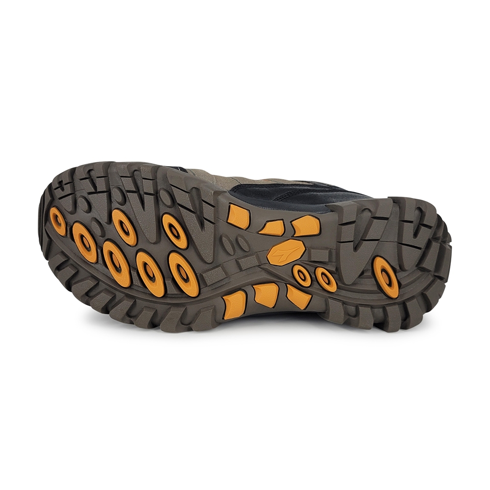 DIADORA迪亞多那 抗水機能登山鞋 男運動鞋 越野鞋 男鞋 防潑水 寬楦 保護後跟 減壓 透氣 耐磨 止滑 咖啡卡其, , large