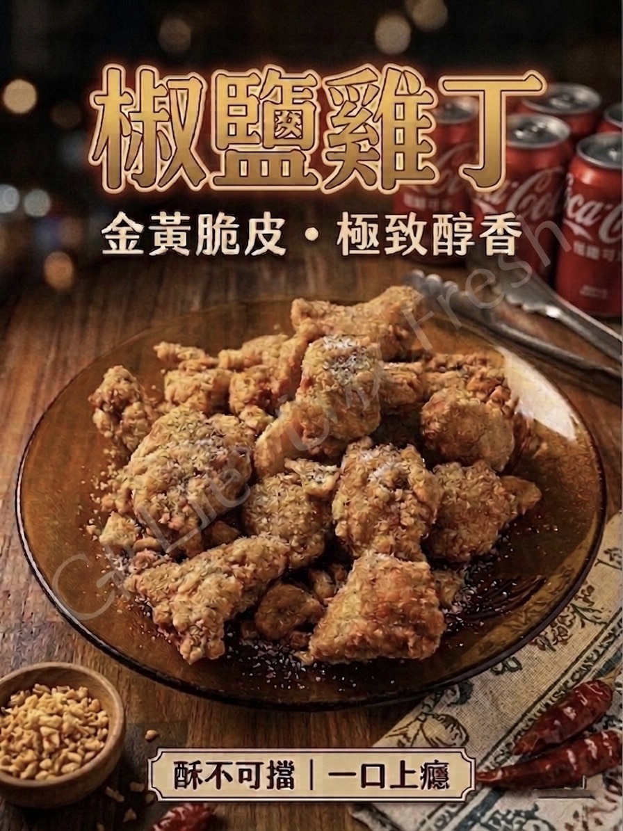 【CH Life 心敘 Fresh】椒鹽雞丁 1KG/包, , large