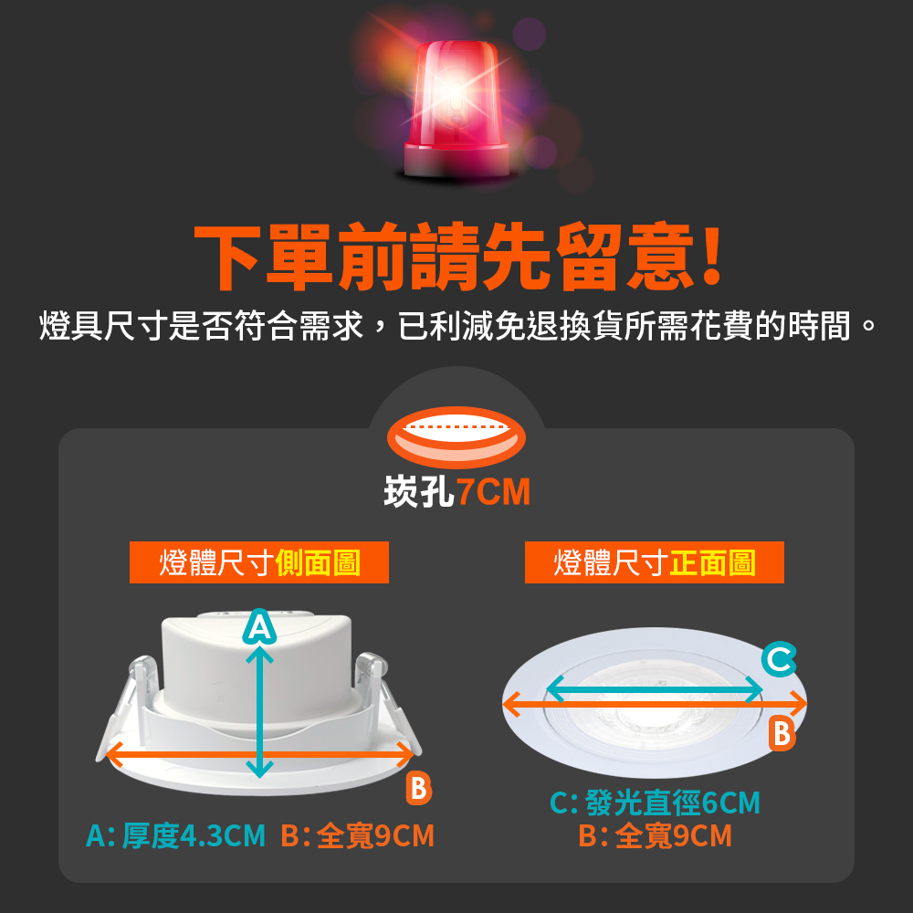 DanceLight dance light 10 set 5W Kanlan 7CM LED wide angle chandelier 2 years warranty (natural light), , large