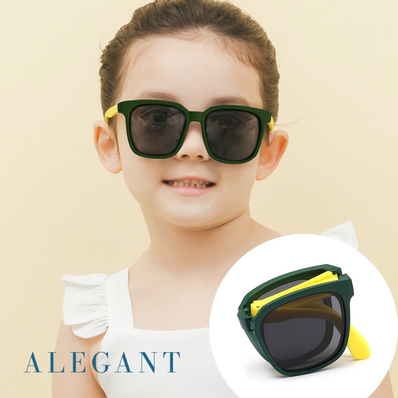 KIDs sunglasses-YELLOW GREEN, , large