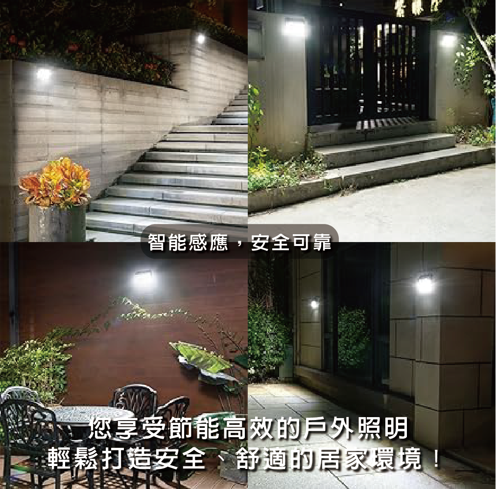 112LED Solar Stainless Steel Super Bright Sensor Wall Light, , large