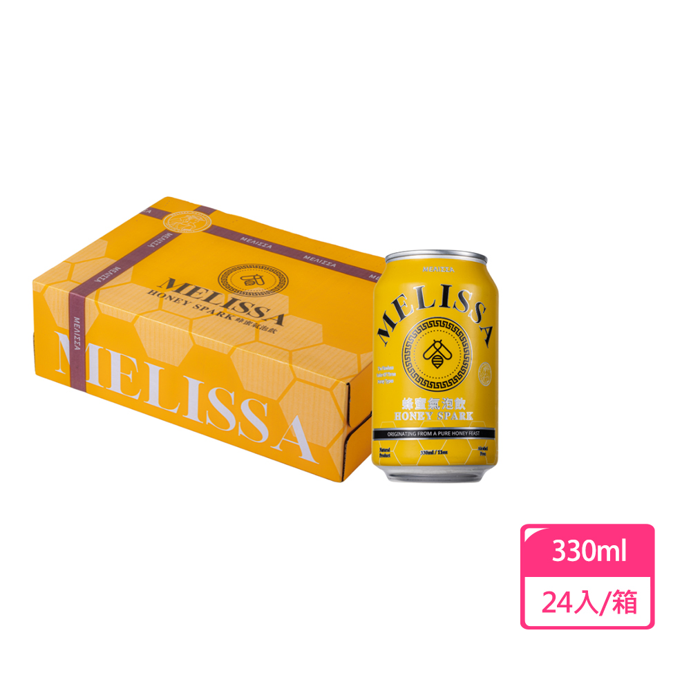 【Melissa】蜂蜜氣泡飲330ml  24入, , large