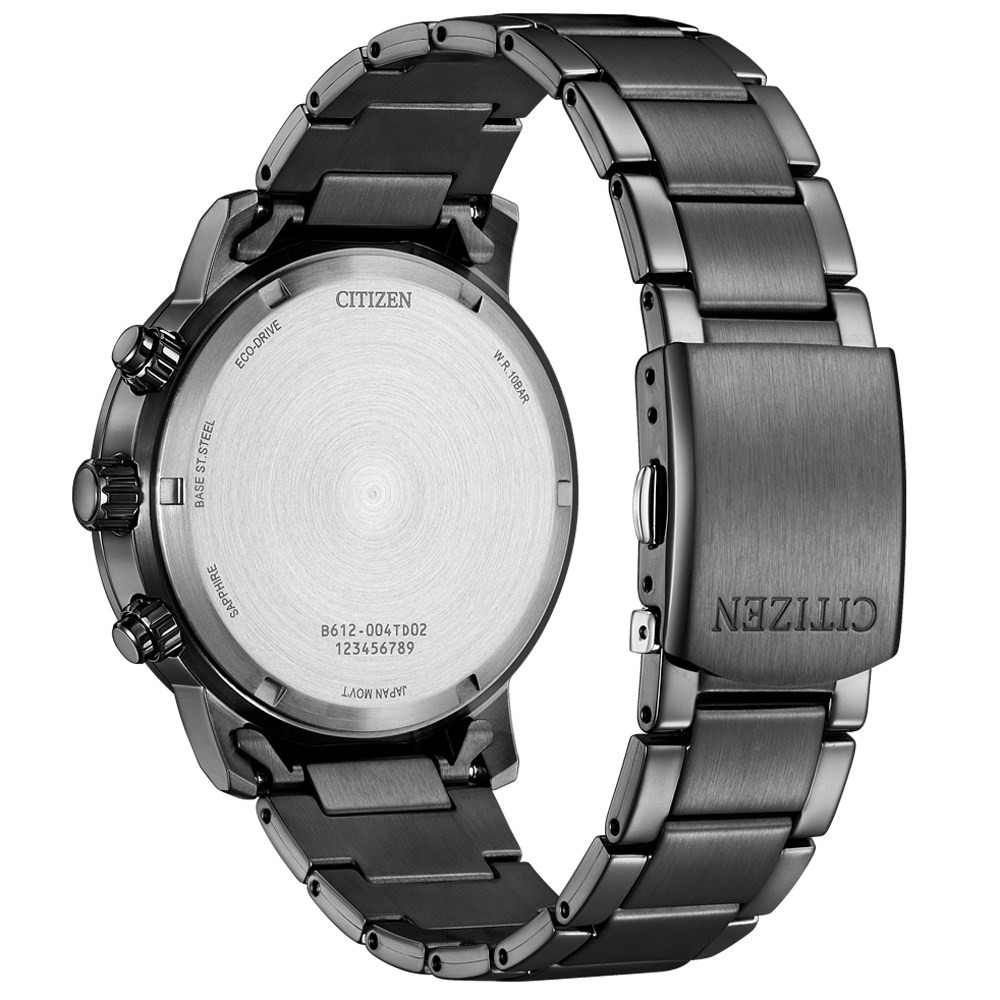 CITIZEN 星辰 亞洲限定 光動能計時手錶 CA0845-83E, , large