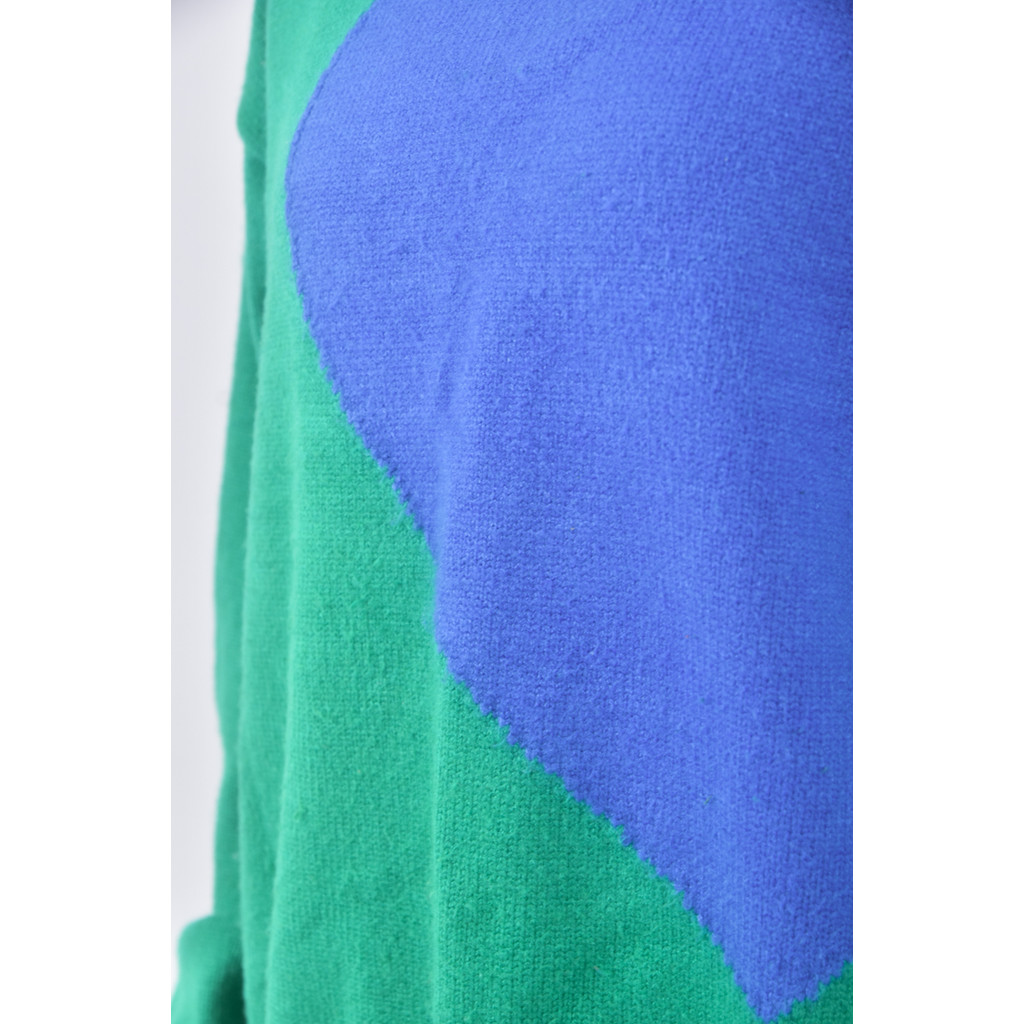 (XL) ader質感針織愛心綠色長袖上衣二手衣, , large