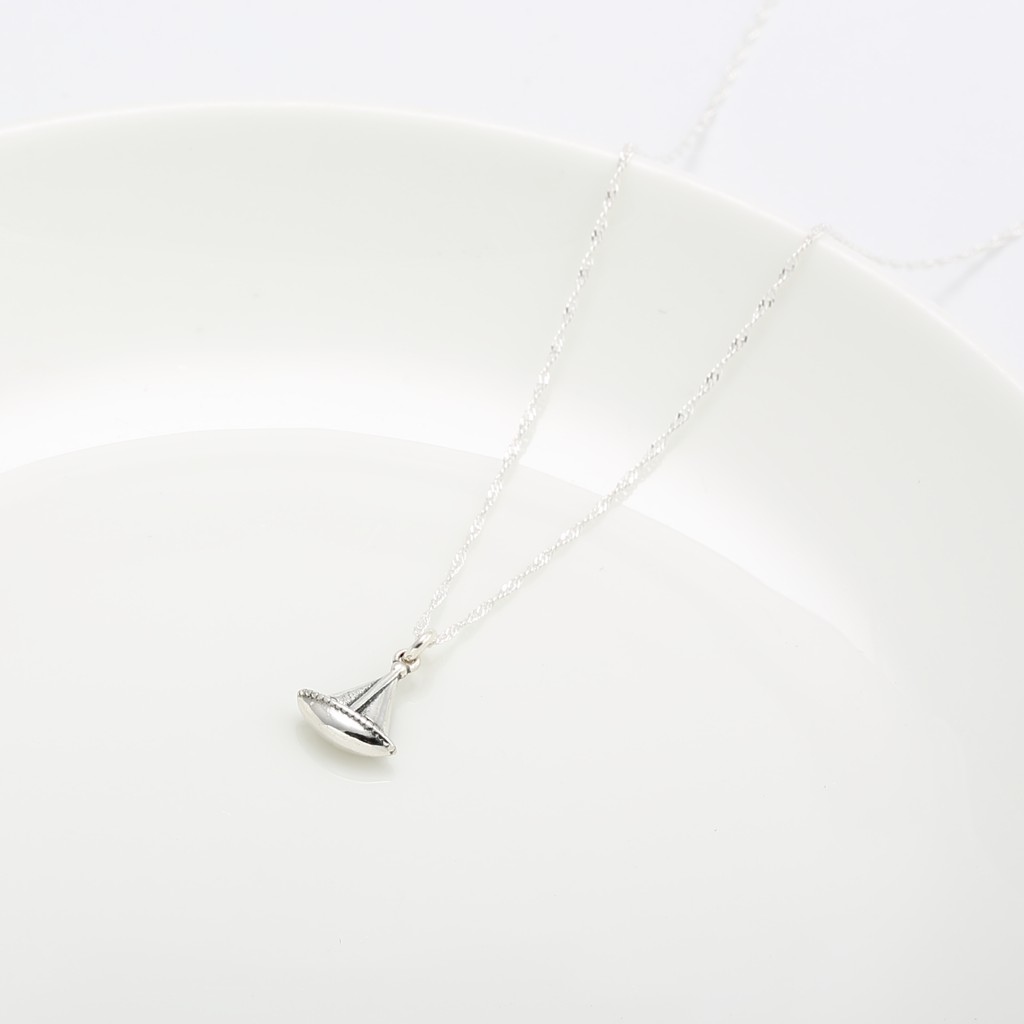 【Angel & Me】Sailboat s925 sterling silver necklace graduation birthday gift, , large