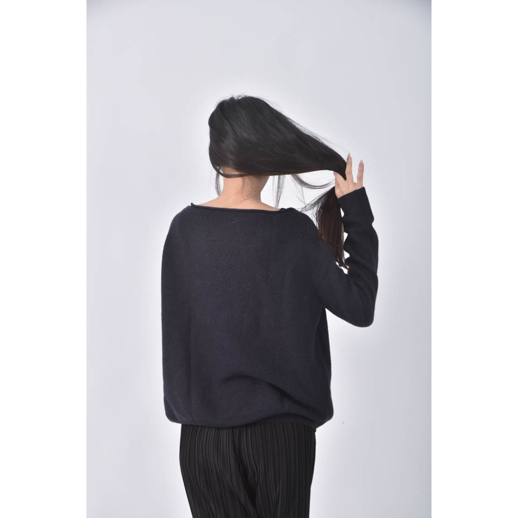 (XL) cos黑色長袖上衣二手衣, , large