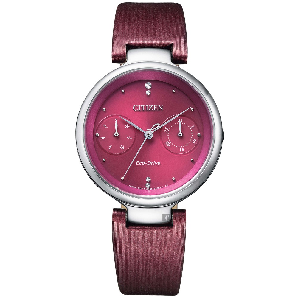 CITIZEN 星辰 L系列光動能日曆女錶 FD1100-10X, , large