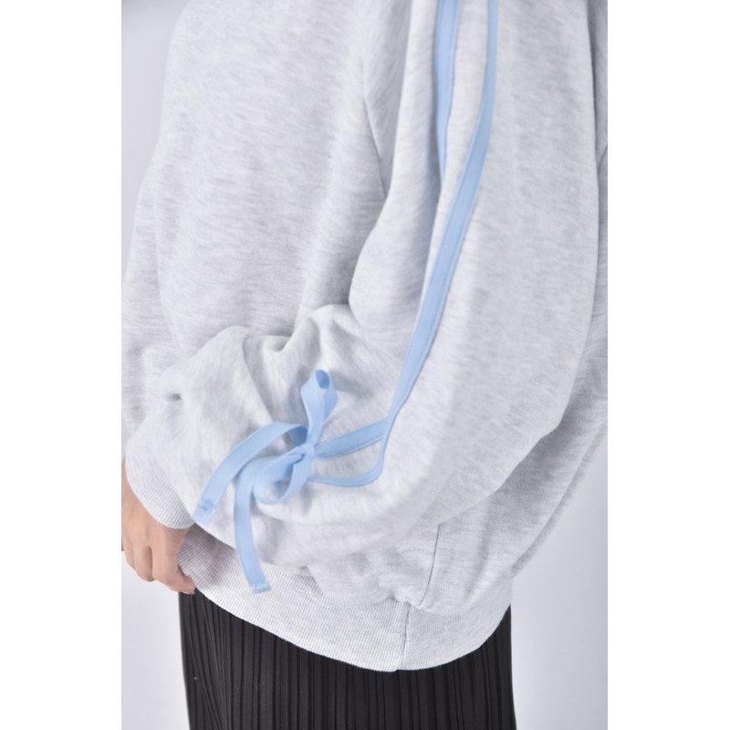 (XL) bring質感圓領灰色長袖上衣二手衣, , large