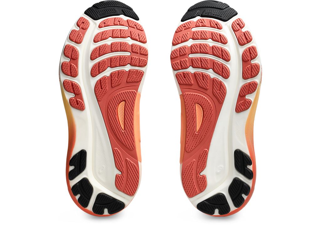 [秉宸] ASICS GEL-KAYANO 31 女慢跑鞋 白橘黃 1012B670-100, , large