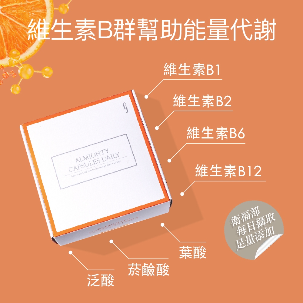 【FJ豐傑生醫】全能膠囊60顆/盒-綜合維他命+升級版，幫助入睡x養顏美容x孕婦營養補給, , large