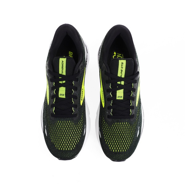 Brooks Adrenaline GTS 23 男 慢跑鞋 路跑 避震緩衝象限 黑 螢綠 [1103911D079], , large