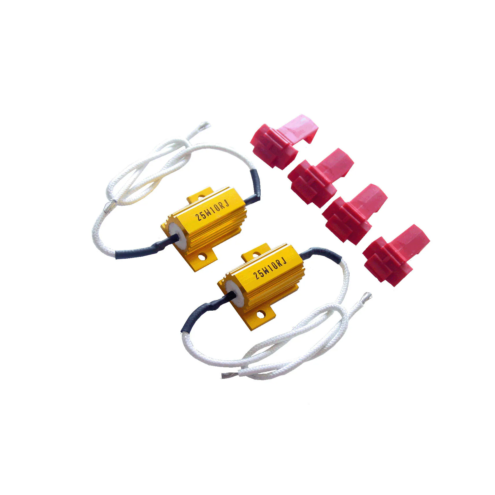 [PA LED]  Resistor Gold Aluminum Shell Resistors 25W10Ω, , large