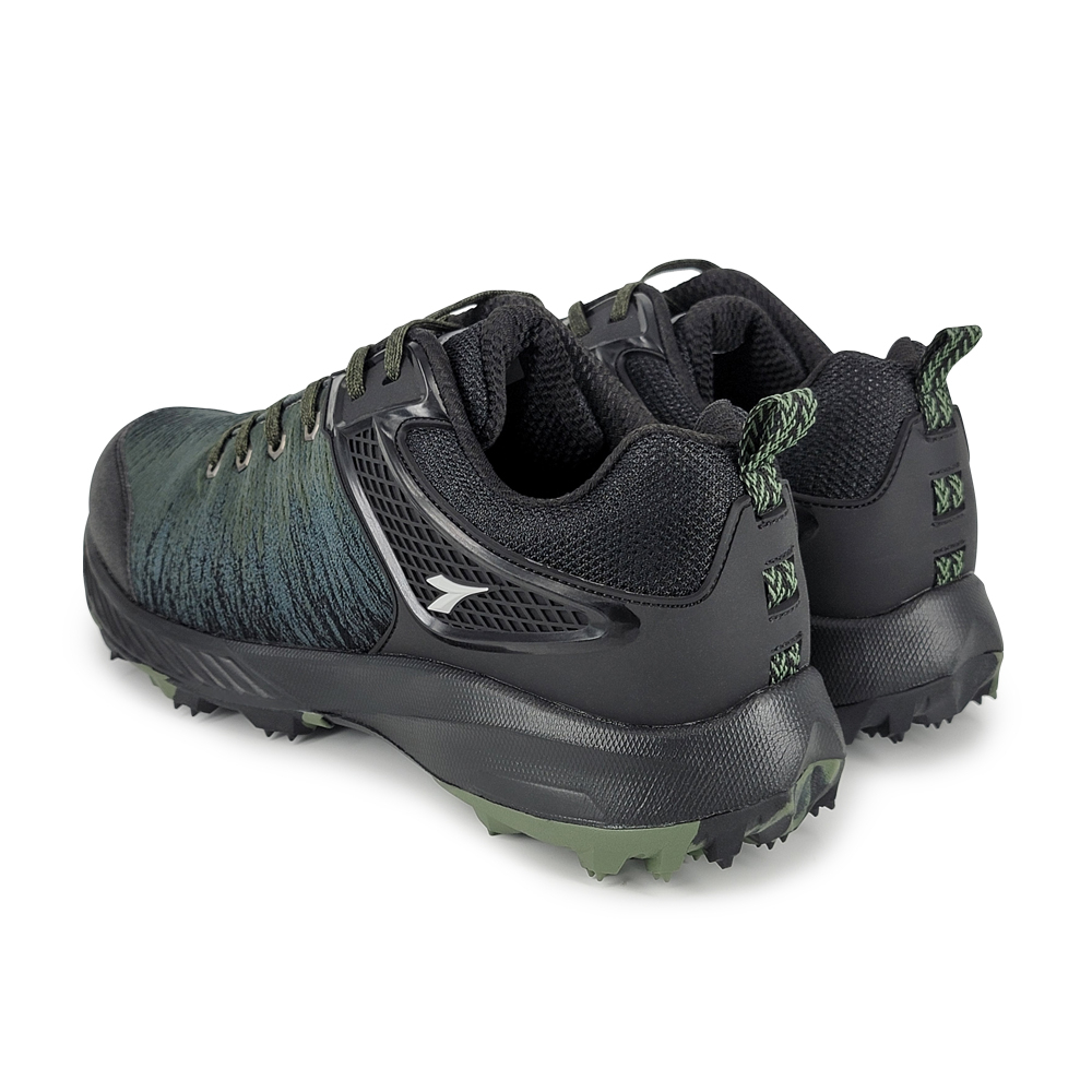 DIADORA迪亞多那 雙重防潑水越野鞋 男運動鞋 男鞋 登山鞋 透氣 排濕 強韌 梭織 吸震 減壓 防滑 咖啡 黑綠, , large