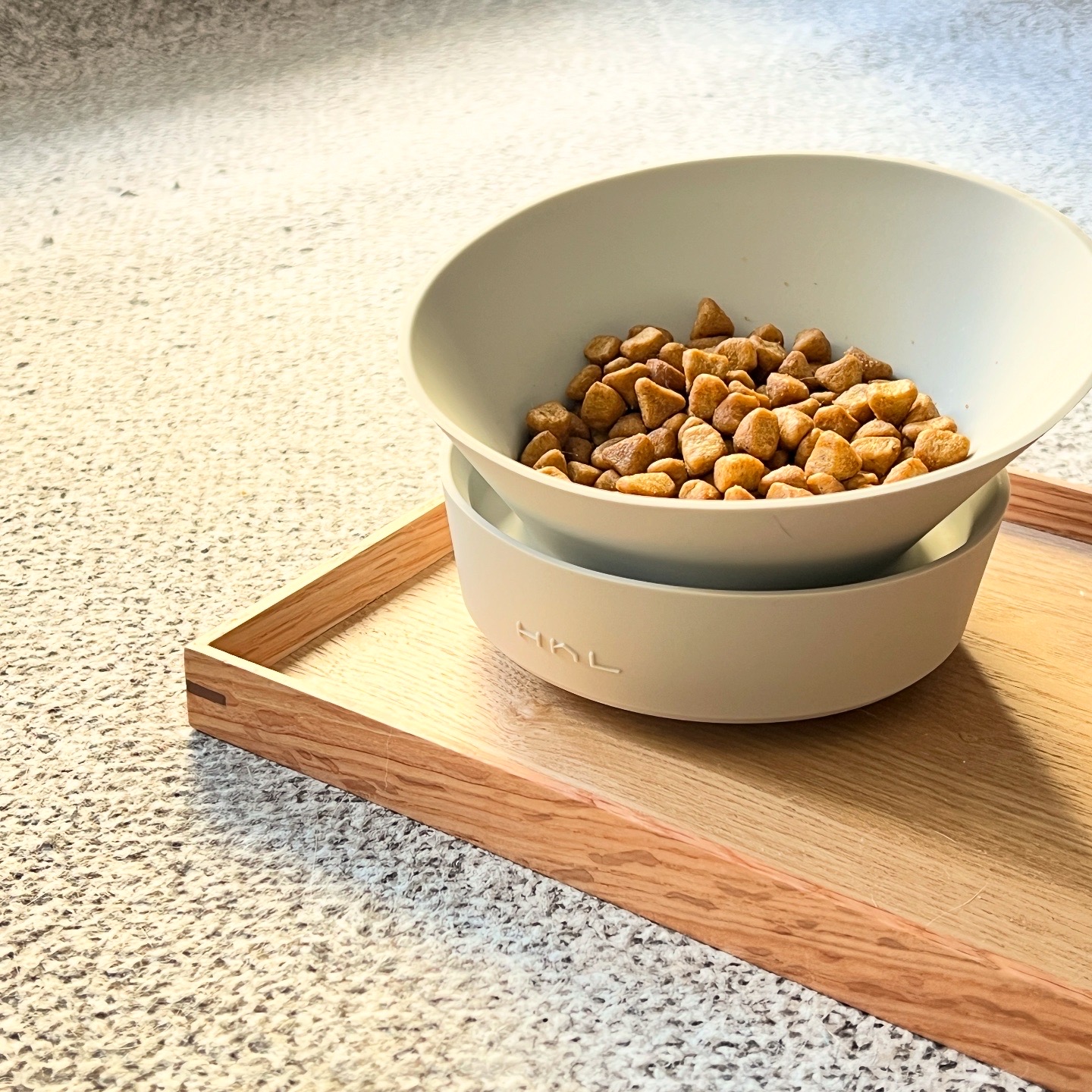 [HhL] MASTER BOWL-Ant-Proof Pet Bowl / Two Bowl (W+G), , large