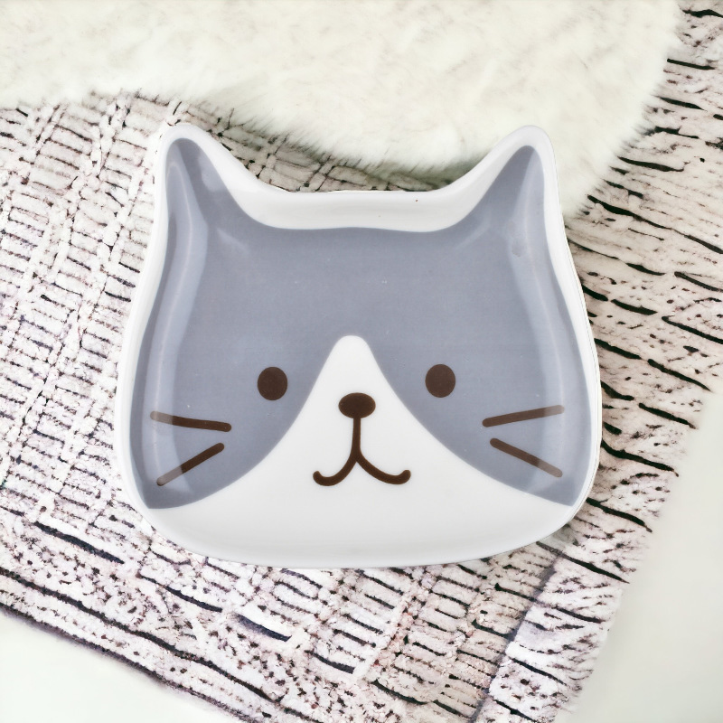 貓咪小菜盤 陶瓷醬料碟 小菜盤 小菜碟 醬料碟 小碟子 沾醬碟 調味碟 小菜碟 陶瓷碟 陶瓷盤 前菜碟 前菜盤 碟子 盤