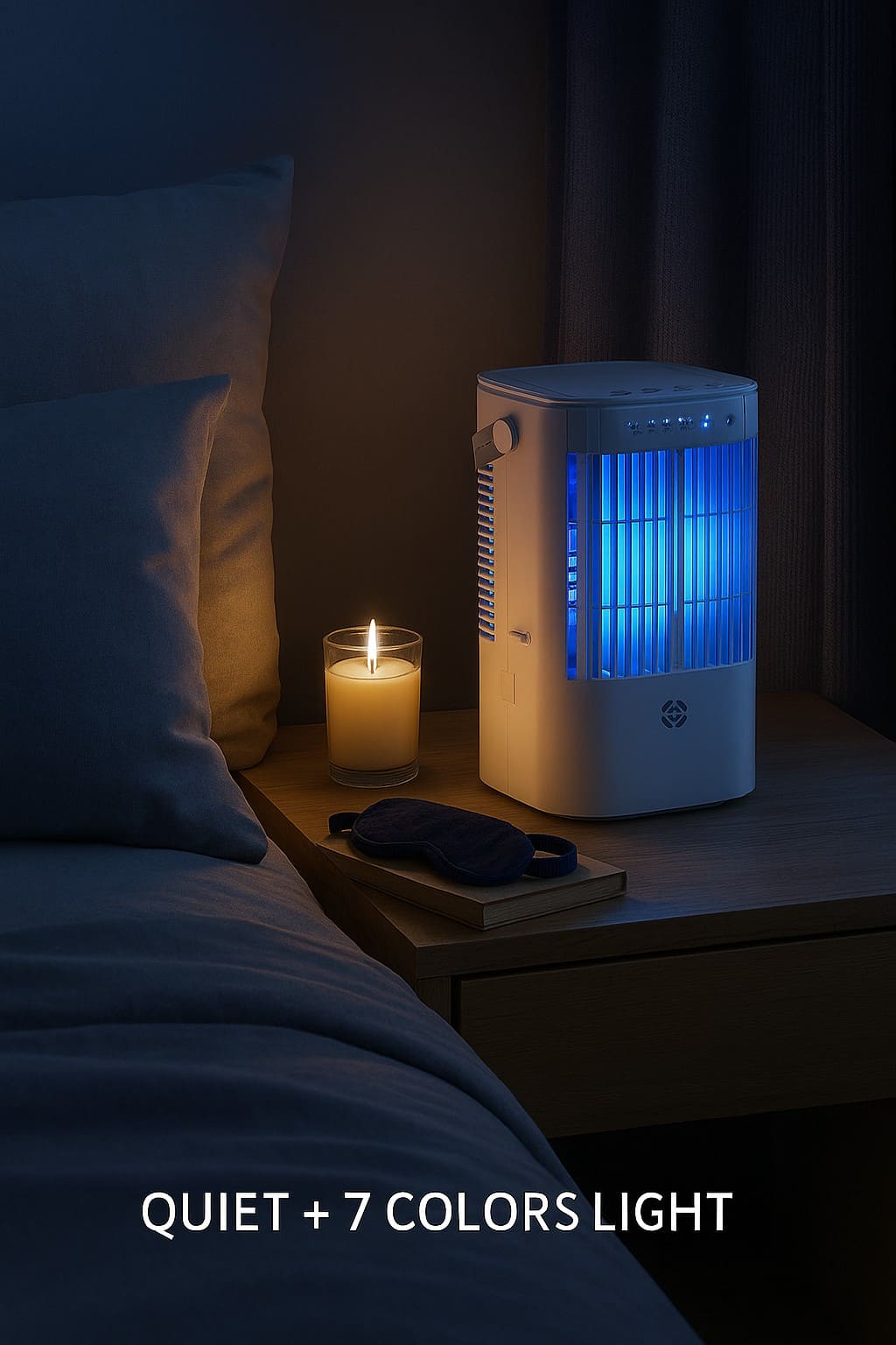 [梅斐國際]川島家—自動擺頭冰風扇(免運), , large