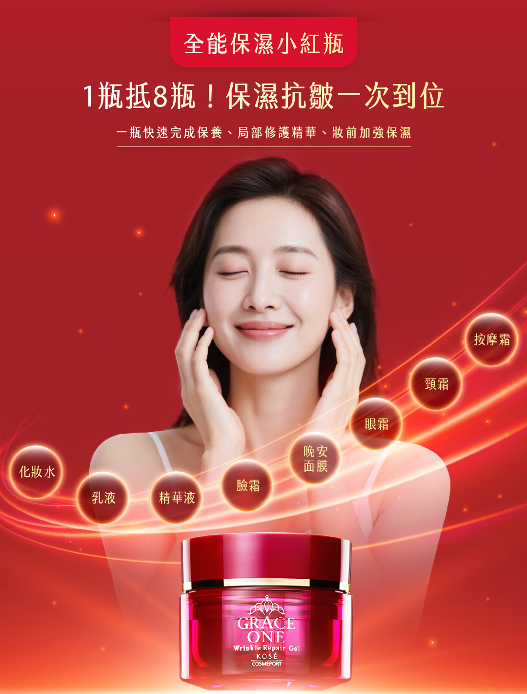 KOSE 極上活妍 官方直營 特濃彈力保濕凝霜EX1+1(瓶裝加補充包)  | 購綺麗, , large