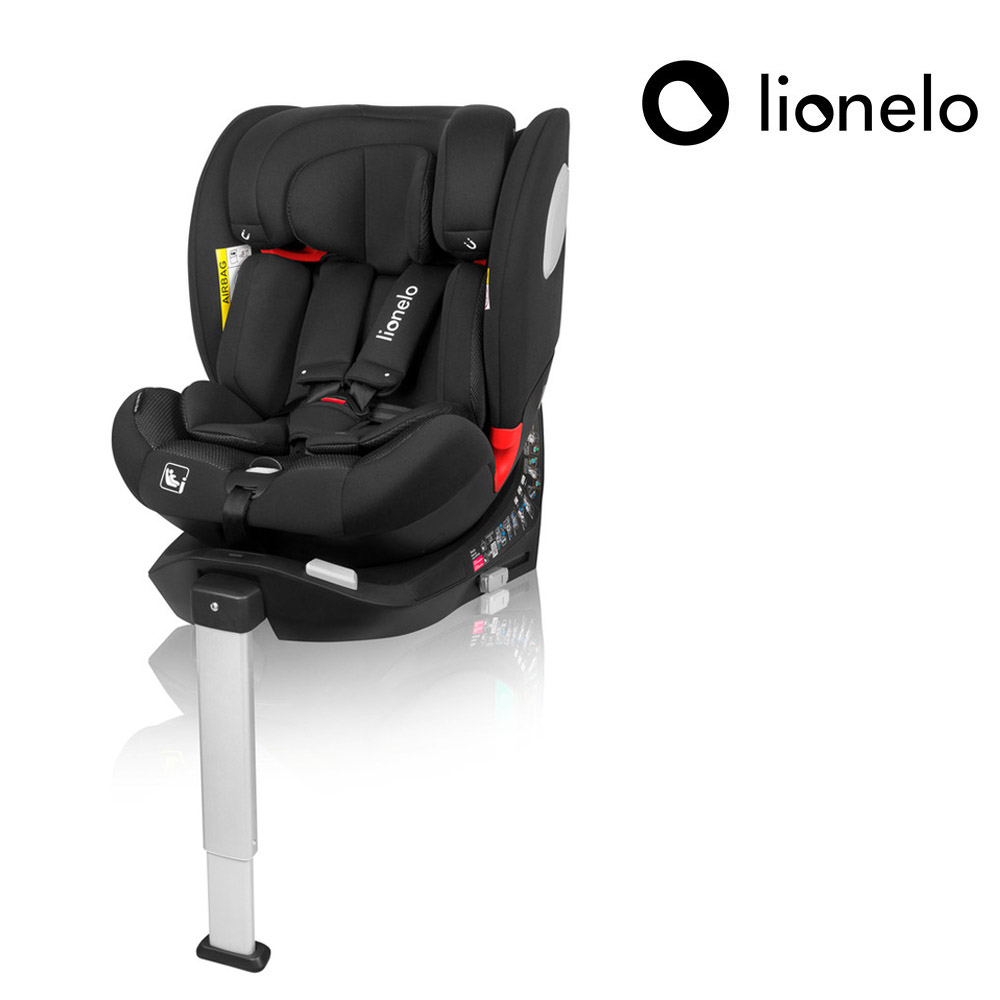 【Lionelo】0~12歲長效瞬冷型嬰幼童汽座 Braam Air i-Size (典雅黑)