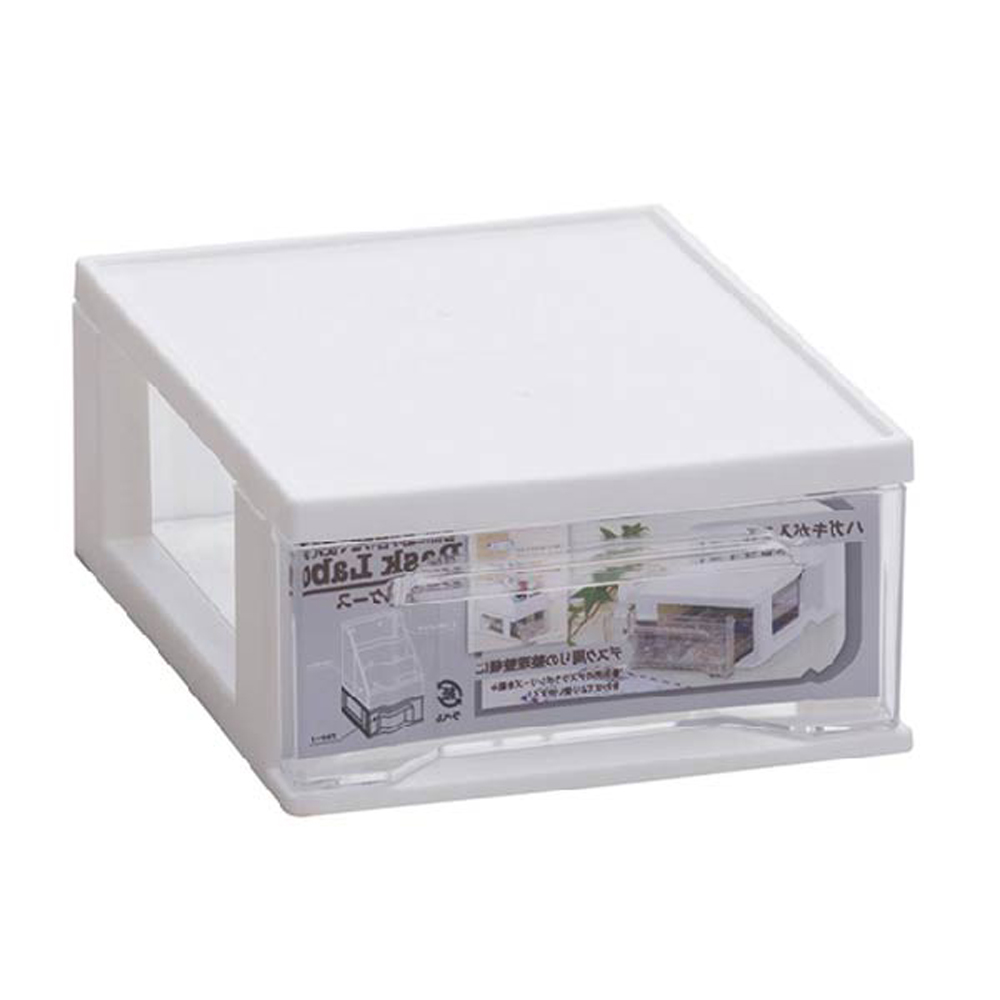 【山田 YAMADA】日本  抽屜式 可疊 文具 收納盒 / 個 YMD-453714-WH, , large