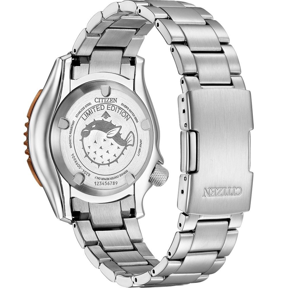 CITIZEN 星辰 PROMASTER 鋼鐵河豚復刻機械錶 附贈橡膠錶帶 NY0164-65X, , large