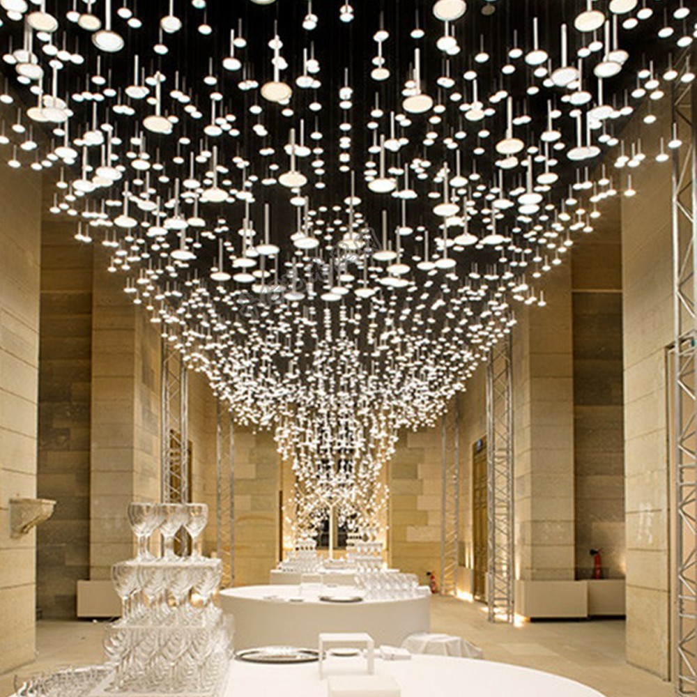 【H&R安室家】 五燈雨滴LED吊燈 ZA0112, , large