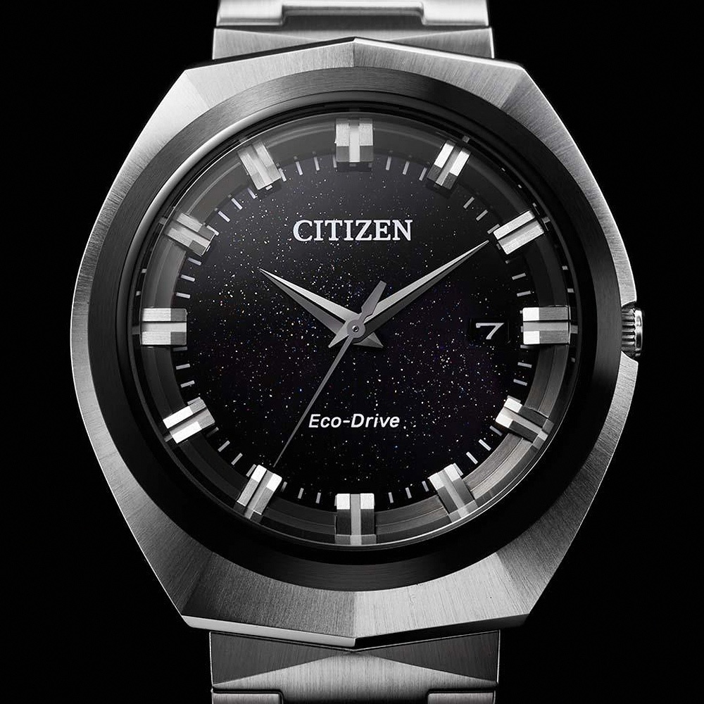 CITIZEN 星辰 無際星輝 全球旗艦款 光動能大三針手錶 BN1014-55E, , large