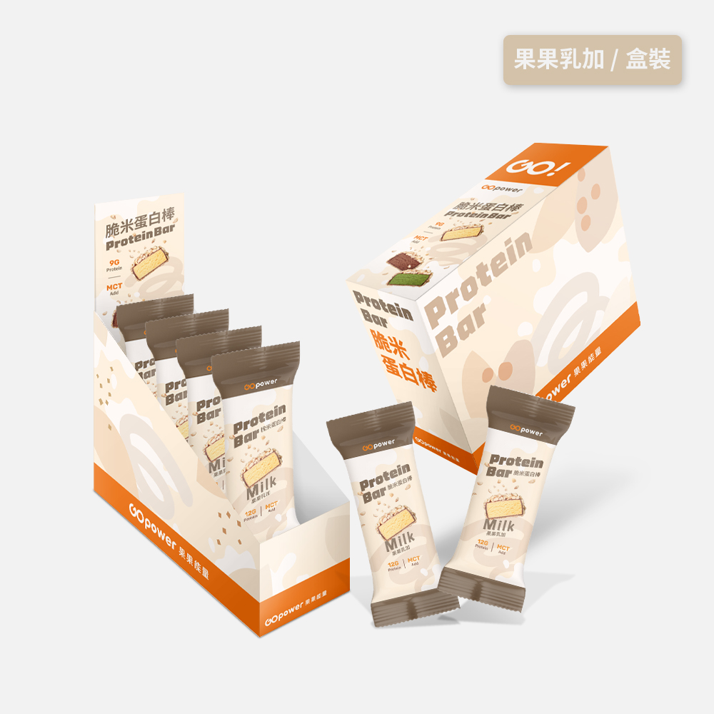 脆米蛋白棒盒裝6入(口味任選)｜果果能量, , large