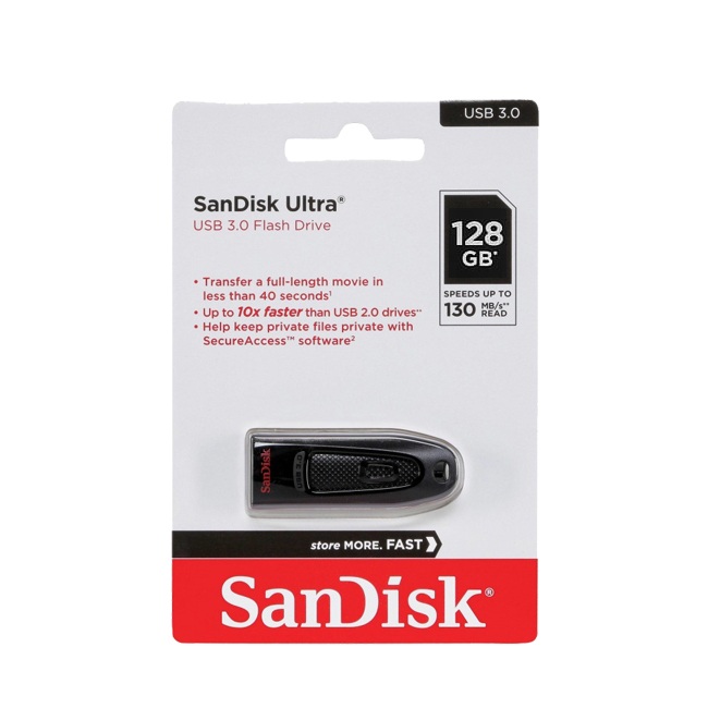 【SanDisk】Ultra CZ48 128G USB 3.0 隨身碟 高速 130MB/s, , large