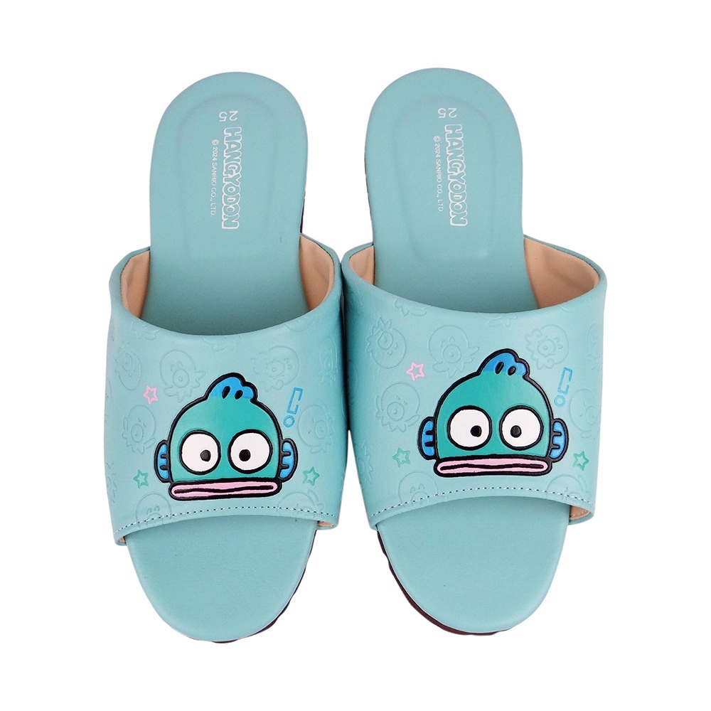 成人人魚漢頓紓壓皮拖-藍, , large