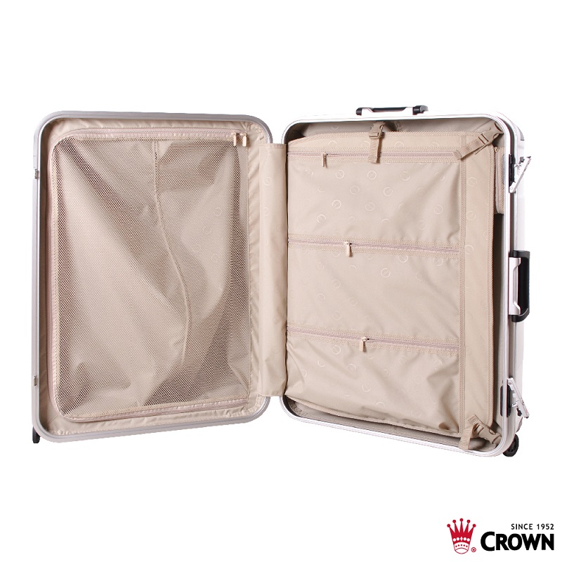 皇冠C-FH509 27吋霧面鋁框拉桿箱, , large