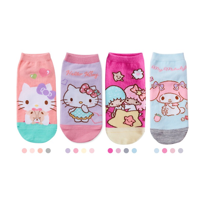 (多款)Sanrio 三麗鷗短襪【旺達棉品】KT-A654 TS-A515, , large