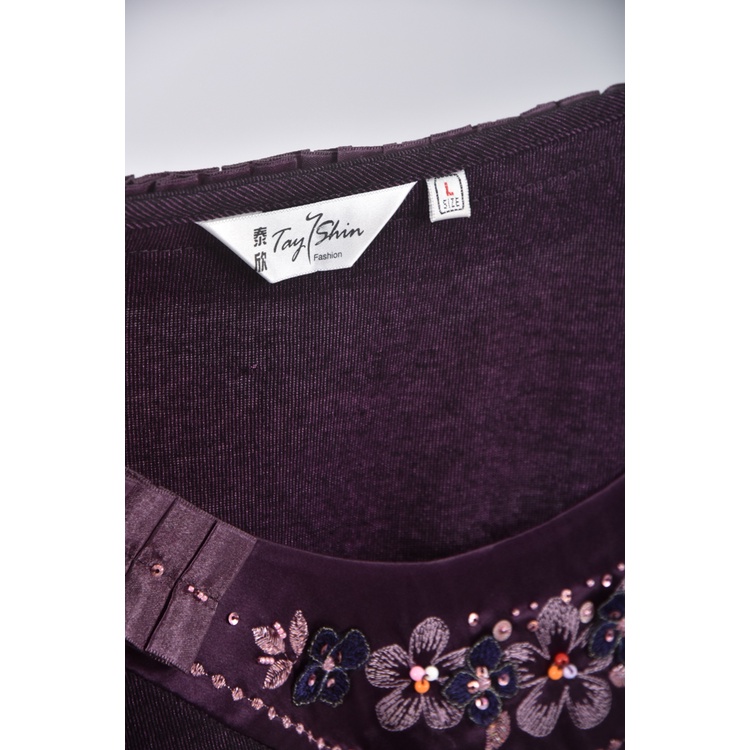 (L) tay shin兩件式紫色套裝二手衣, , large