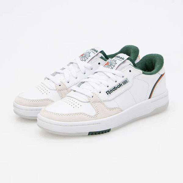 Reebok Phase Court 男 休閒鞋 麂皮 復古 低筒 板鞋 小白鞋 白 綠 [100201247], , large