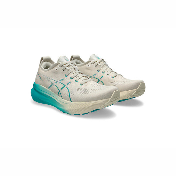 Asics Gel-kayano 31 男 慢跑鞋 緩衝 彈力 米 藍綠 [1011B867-200], , large