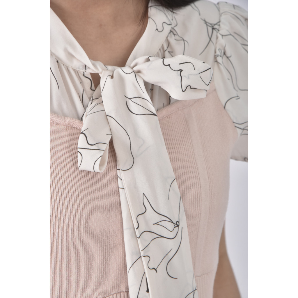 (S) redyazel收腰粉色綁帶洋裝二手衣, , large