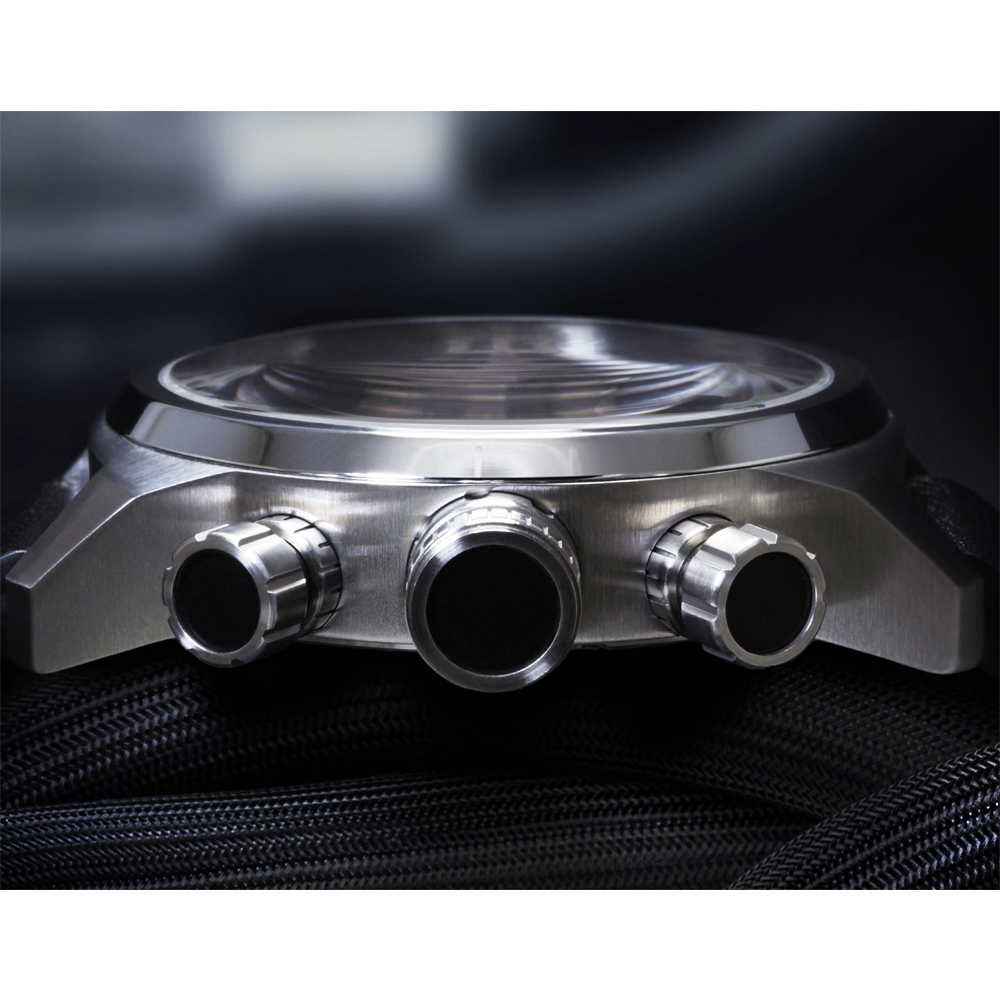 elegantsis 愛樂時 JF48QS-陸海空三軍大錶徑三眼計時手錶-海軍藍/48mm ELJF48QS-OU06L, , large