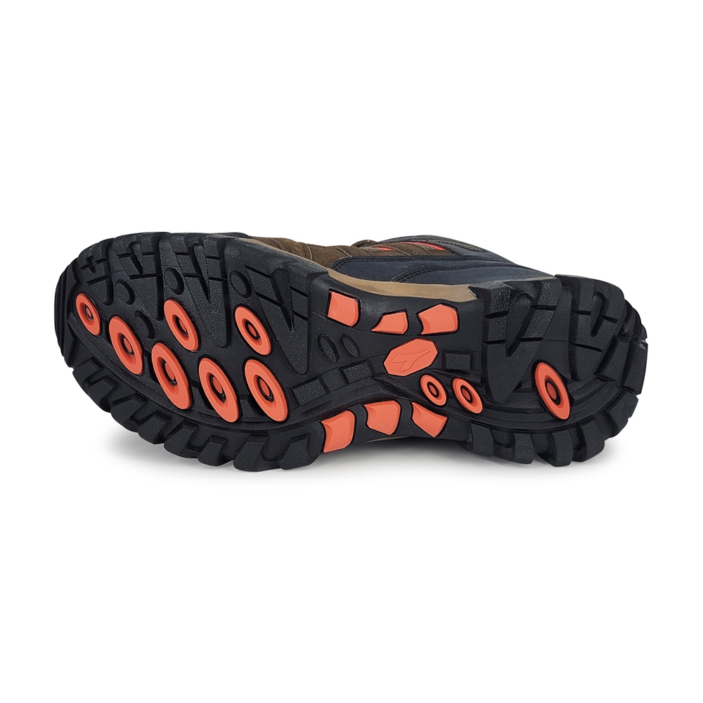 DIADORA迪亞多那 抗水機能登山鞋 男運動鞋 越野鞋 男鞋 防潑水 寬楦 保護後跟 減壓 透氣 耐磨 止滑 咖啡卡其, , large