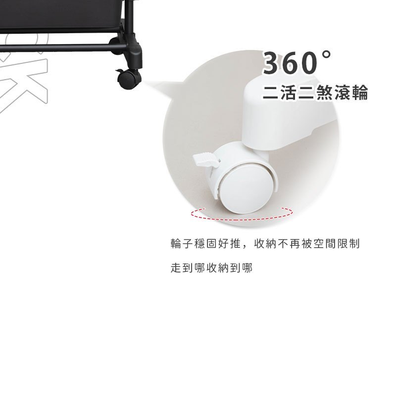 【Y HOUSE】Minimalist mobile coat rack, casual clothes rack, open fitting rack, hanging clothes rack, clothes rack, wardrobe rack with wheels - black, , large