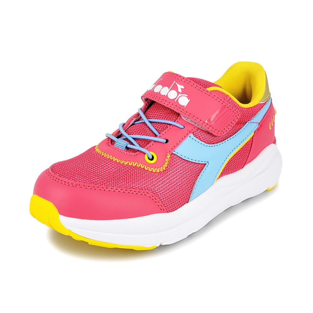 DIADORA迪亞多那 復古兒童老爹鞋 童運動鞋 童鞋 寬楦 透氣 康特杯 吸震 減壓 足弓支撐 健康鞋墊 止滑 灰 桃, , large