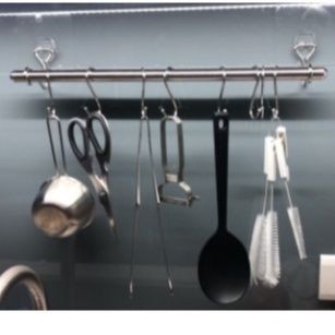 [Beargood sticker] 50cm Single Towel Bar (Stainless Steel), , large