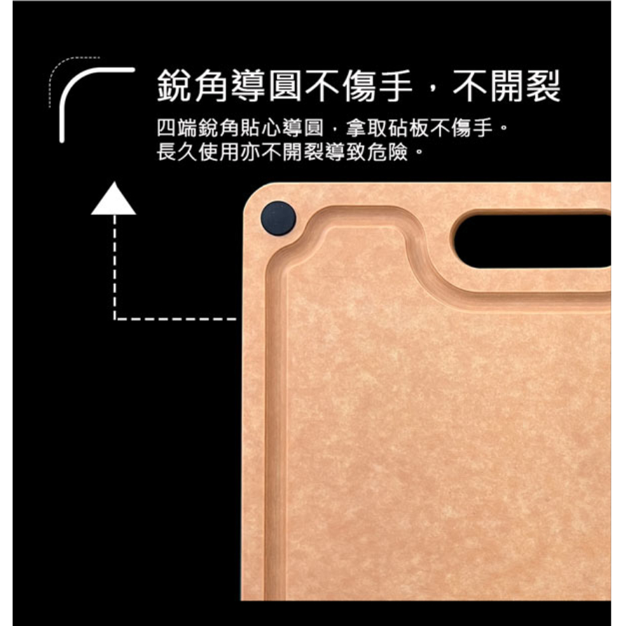 PERFECT 理想牌 晶品高密度不吸水木纖維砧板防霉抗菌砧板 中（27.5*37cm）-Leidea樂德兒, , large