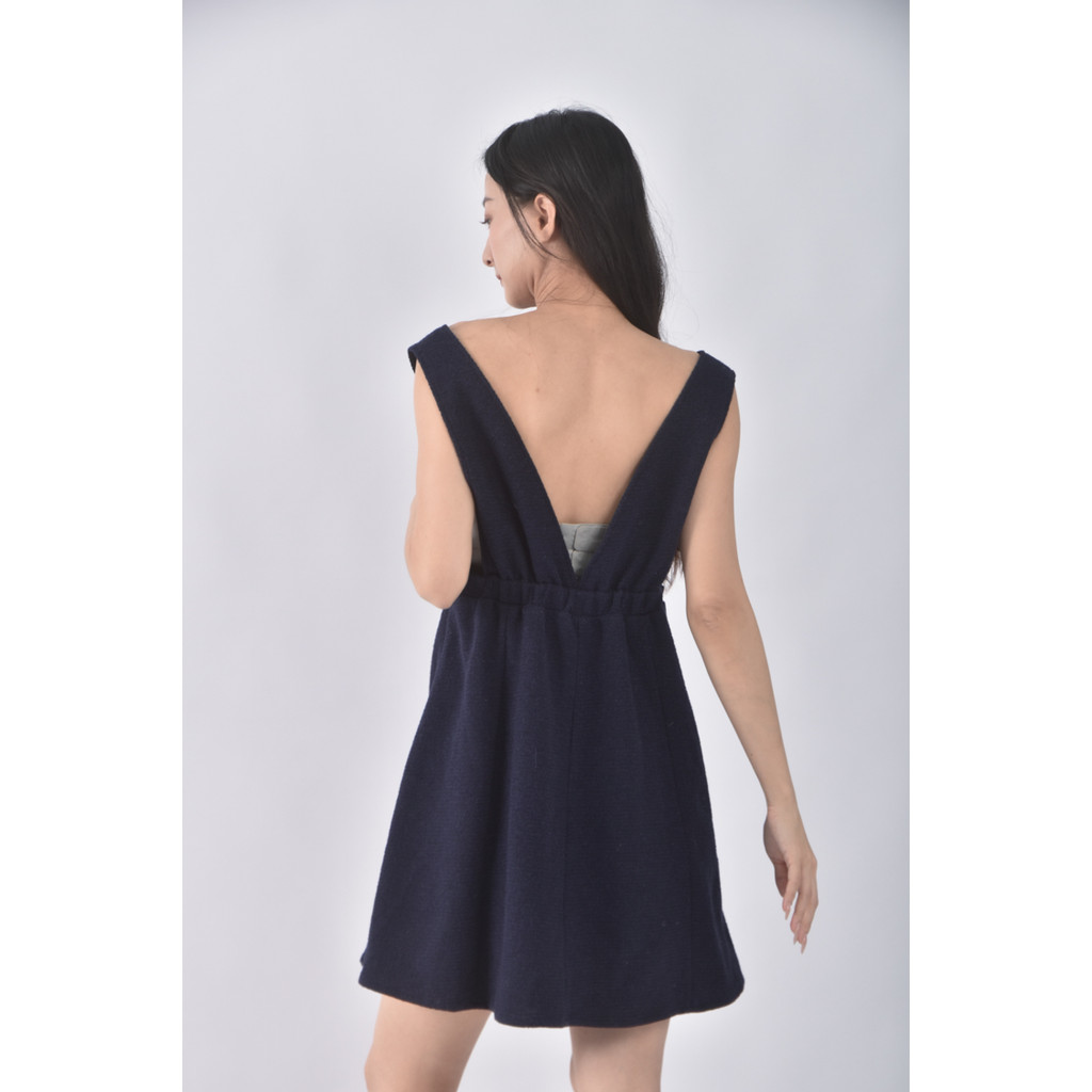 (S) pscompany寬擺藍色洋裝二手衣, , large