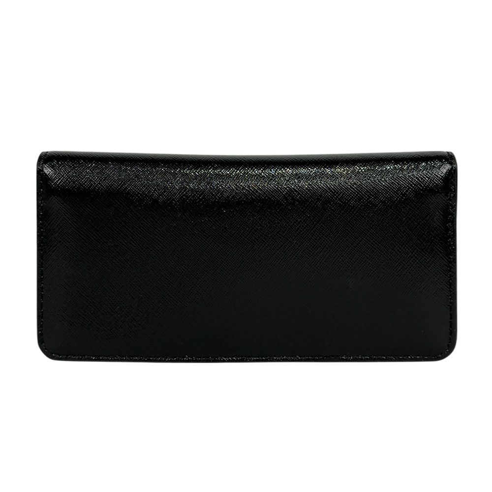 Marc Jacobs The Utility Snapshot 防刮皮革釦式二折長夾/黑色, , large
