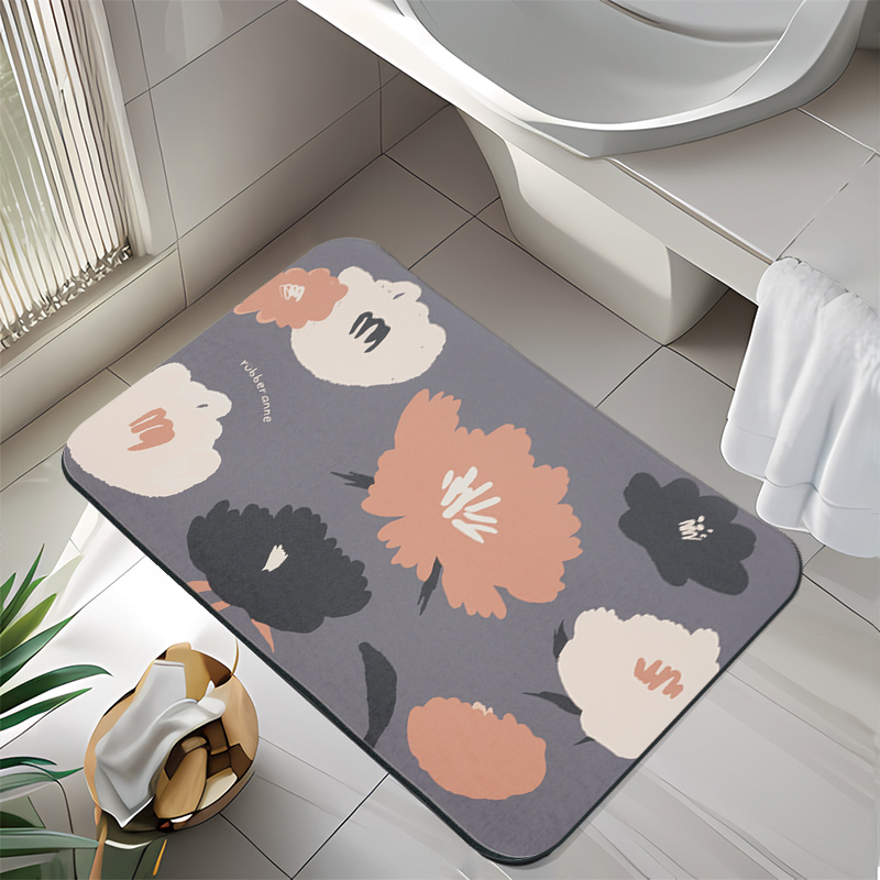 【Monster】 Soft Diatomaceous Earth Absorbent Mat &ndash; Dreamscape Series (60x40cm) &ndash; Verdant Serenity, , large